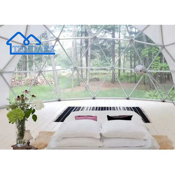 Hot Accept Custom Waterproof Transparent Camping Tent Oval Geodesic Dome Tent
