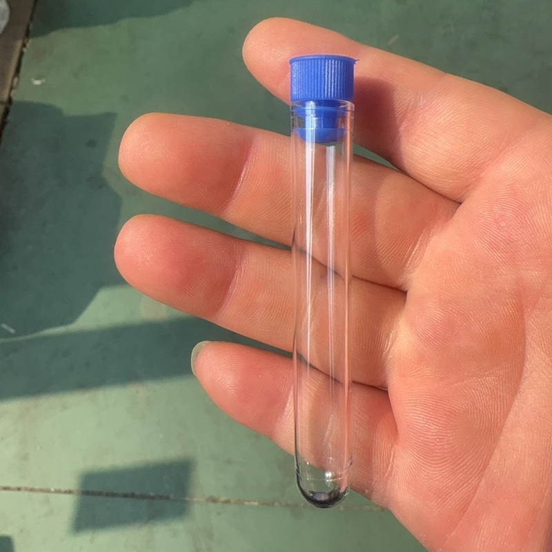 Bulk Food Grade Plastic Test Tubes Candy Bath Salt Packaging Test Tubes with Cork Stopper