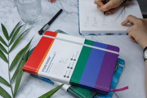 Stone Paper Notebook Hardcover with Inner Pages Material of Stone Paper