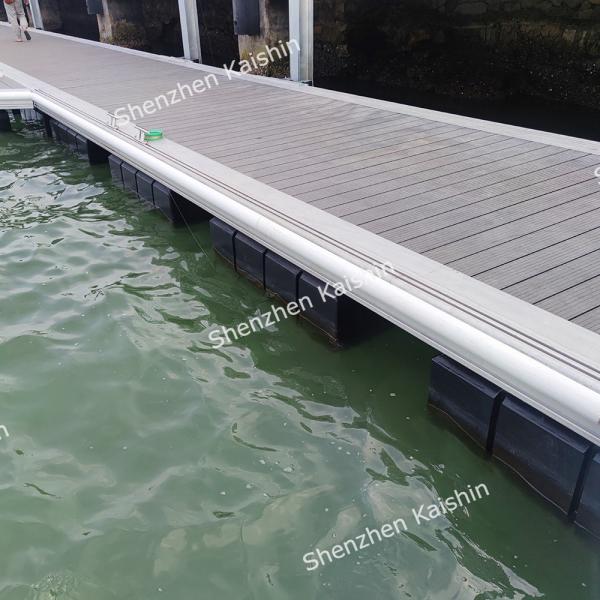 Suporte de alumínio da pilha da passagem da ponte de flutuação de Marine Aluminum Floating Docks Marina
