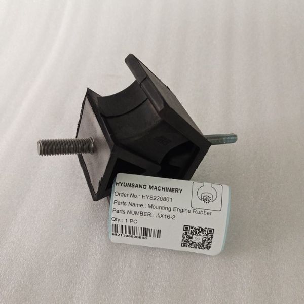 Части экскаватора Hyunsang мини устанавливая двигатель резиновое AX16-2