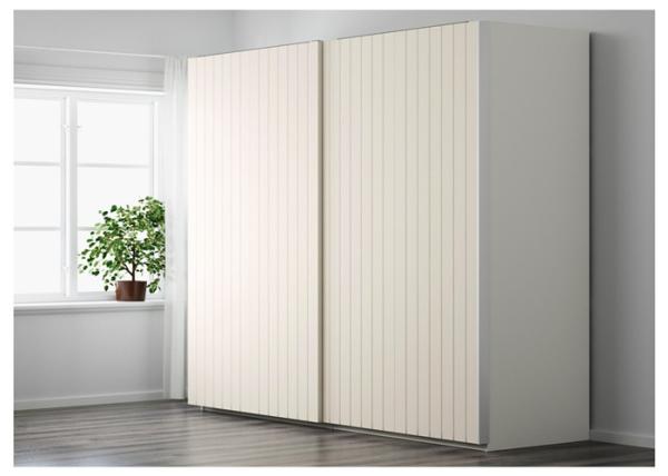 Free Standing Hinged Door Wardrobes Bedroom Shutter Door Wardrobe For Family
