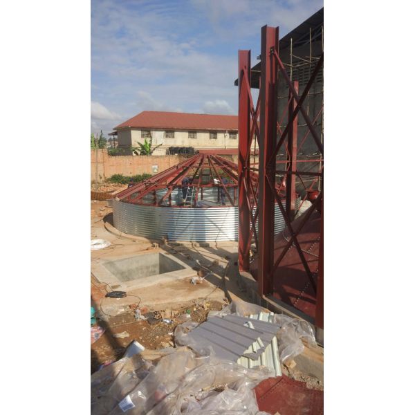 2018 Best Sale Hot Galvanized Grain Storage Steel Silo In China