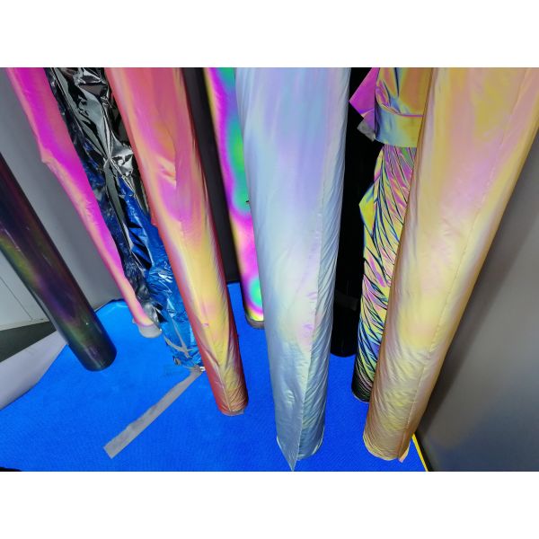 Серого цвета тканей полиэстера безопасности изготовителя лента изготовленного на заказ высокого светлого отражательного отражательная для ботинок одежды