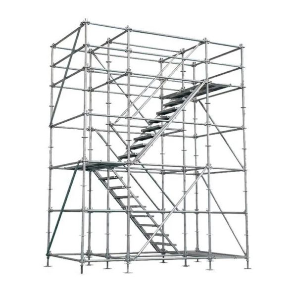 Sturdy Industrial Ringlock System Scaffolding Q235 Steel Construction for Safe Building Structures