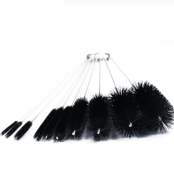 Practical Nylon Bristle Tube Cleaning Brush , 10 PCS Test Tube Washing Brush