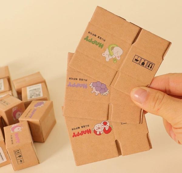 Mini Corrugated Blind Box Packaging for Resin Toys Bottle Figures and Designer Collectibles