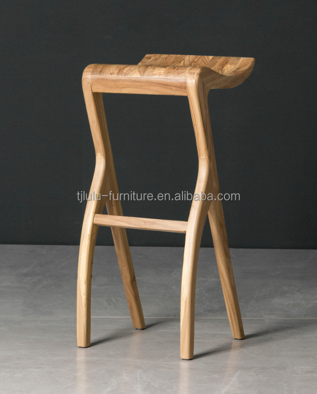 High Chair Counter Bar Stools Bar Chair Solid Wood Stool  L-59