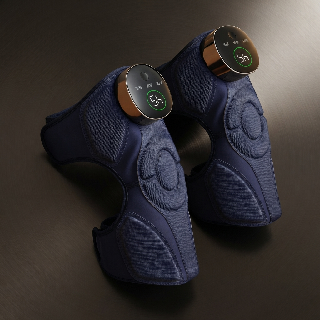 ZN-DB04 Advanced Air-Wave Electric Knee Massager with Heat & Vibration