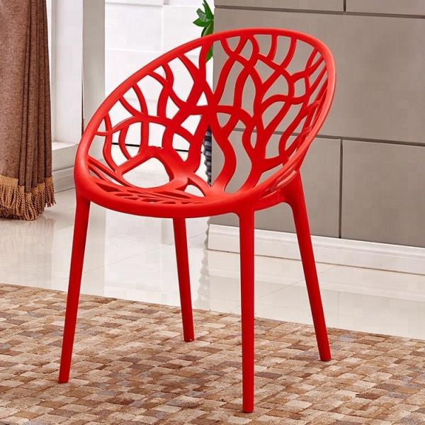 Practical Plastic Waiting Room Chairs With Integral Moulding Hollow Design