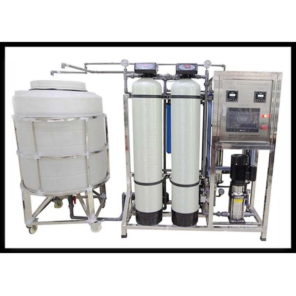 FRP Ultrapure Water System Automatic Remote Intelligent Control With PLC Controller And PE Storage Tank