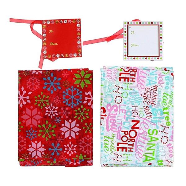 Recyclable Colorful Plastic Gift Wrap Bags For Extra Large Presents  Packing