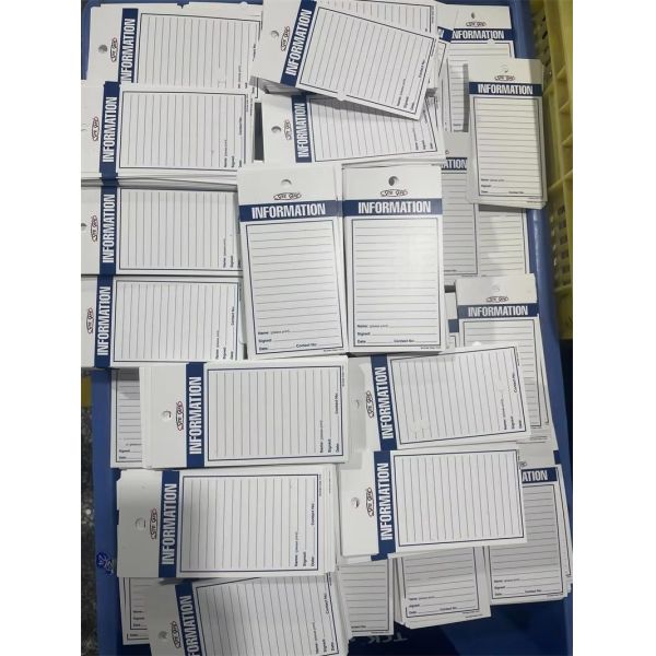 Wholesale Custom Waterproof Clothing Hang Tags Tear Resistant Garment Labels for Apparel Brand