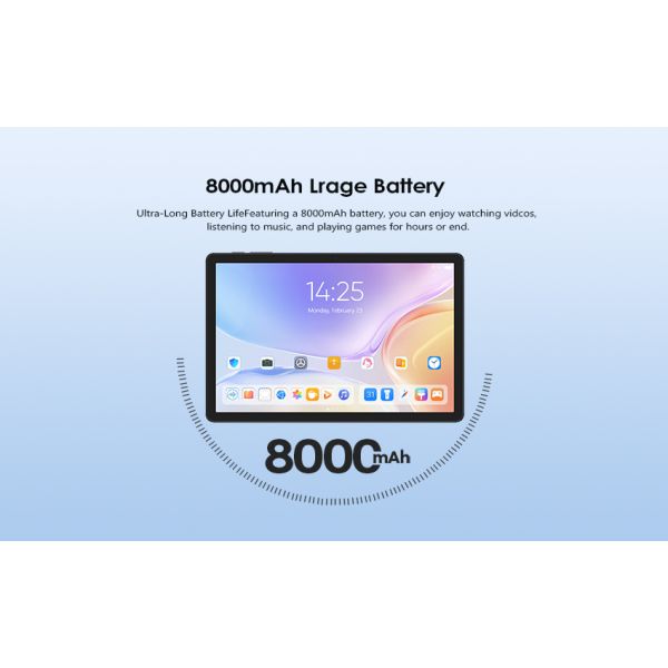 Kinstone 10.95inch Andriod 16 Tablet PC 8000mAh, 1200*1920 FHD Incell, 6GB+128GB
