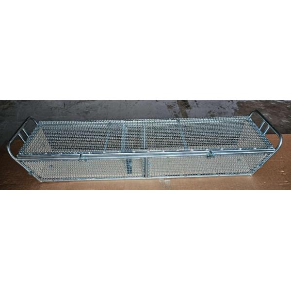 Alambre de acero inoxidable Mesh Storage Basket de la cocina 304 300x197x70m m