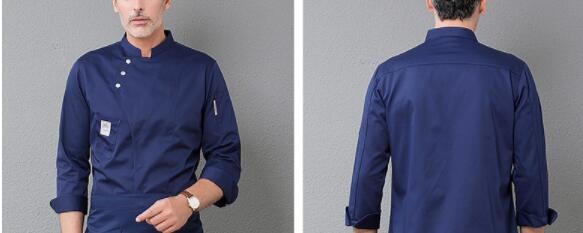 Designer Chef Uniforms Long Sleeve Tops + Apron Costumes Chef Overalls Kitchen Uniform Restaurant Clothing Cooking Wear