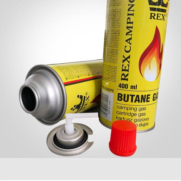 Válvula de gás butano 25,4 mm com alojamento POM para lata de aerossol vazia