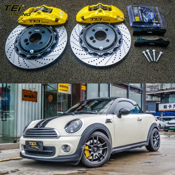 Передний большой тормозный комплект 4 поршневые калибр с 330x28 мм ротором BBK автоматическая тормозная система для MINI Cooper 17 дюймового автомобильного обода
