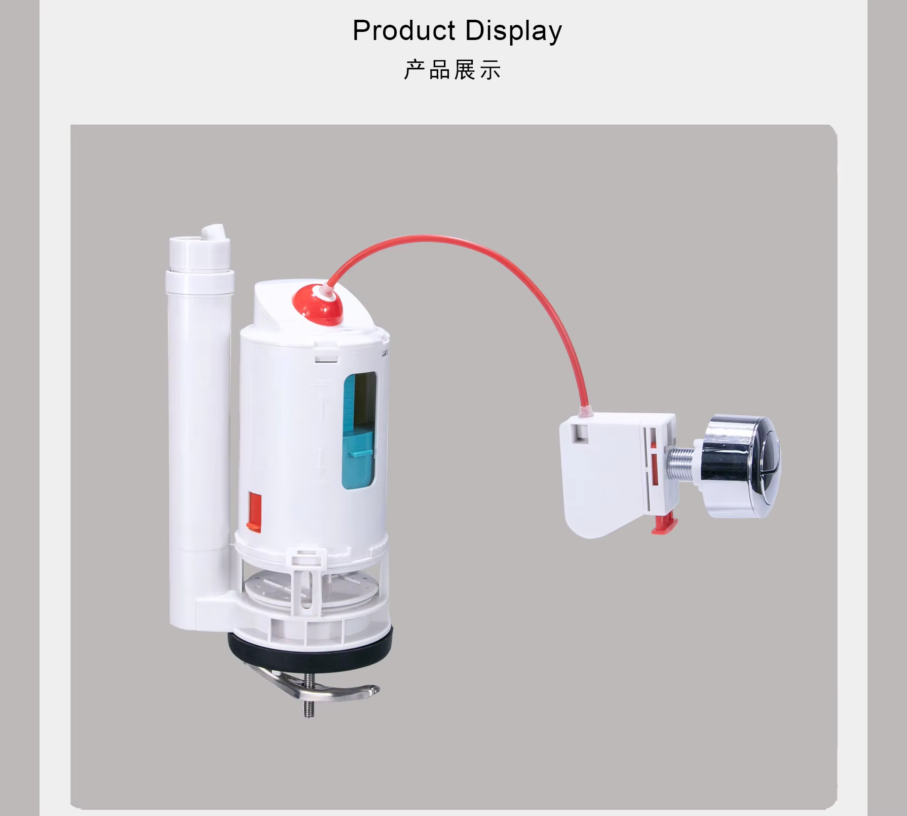 CE-certified double toilet valve flush new type double cable ABS plastic bathroom urinal usage