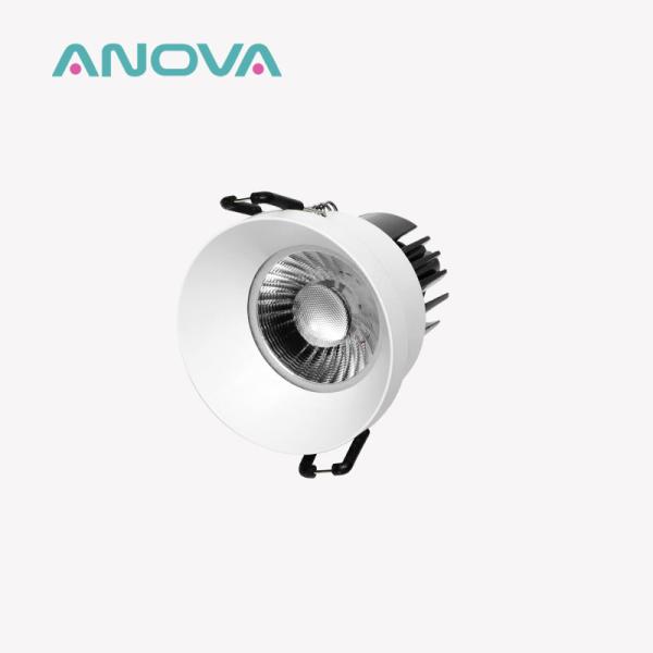 Commercial Lighting DIY Recessed Spotlight With Deep Anti-Glare Design Aluminum Material