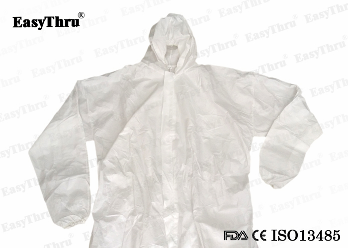 Белые одноразовые защитные платья, обтягивающие, нетканые S M L XL XXL XXXL