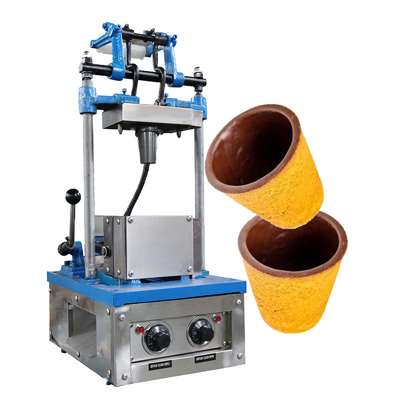 Specializing in the Production of Ce Certified Small Waffle Ice Cream Cone Chicken Rolls Machine