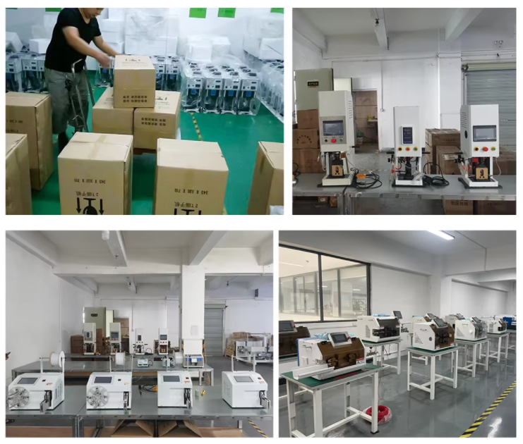 Automatic Double Wire Harness Cutting and Stripping Cable Manufacturing Equipment Wire Cable Cutter Stripper Copper Wire Tool