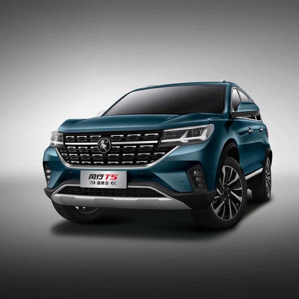 Carregamento rápido do carro do Euro VI Dongfeng Fengxing T5 SUV 5 Seater por 0,5 horas