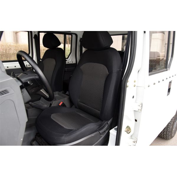 Camioneta de carga de carretera 4x4 diesel de doble fila con asiento del conductor de suspensión aérea