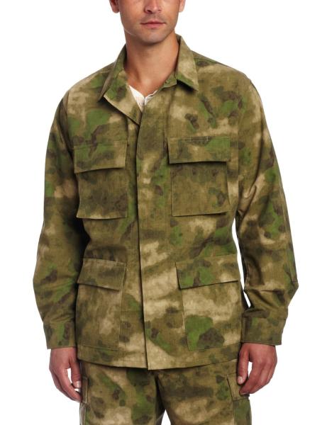Men Army Camouflage Uniform , Cotton Ripstop Battle Dress Uniform