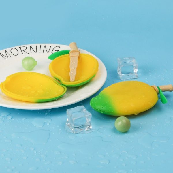 DIY Cartoon Silicone Popsicle Mold – BPA-Free Reusable Food Grade Ice Cream Tray for Kids with Fruit & Animal Shapes – Easy to Use, Non-Stick, Safe for Summer Treats