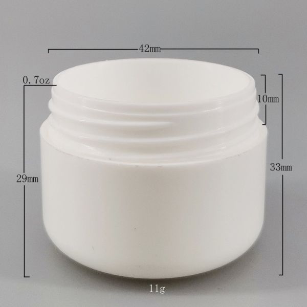 Tarros poner crema cosméticos rosados 20ml del tapón de tuerca 45m m