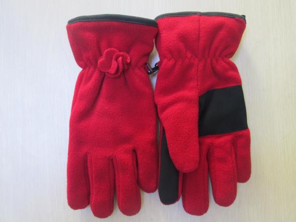 Fleece Gloves--Thinsulate Lining--Ladies Winter Gloves for Outside--Unslip Palm