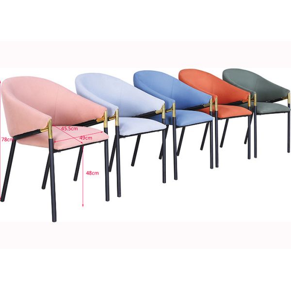 Children Party 49cm 78cm Low Back Upholstered Dining Chairs