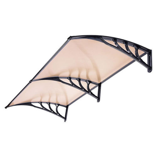 Waterproof Polycarbonate Garden Canopy PC Coated Sail Finishing House Decoration
