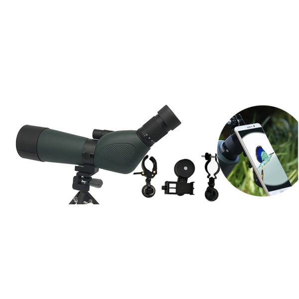 Waterproof 20-60x60 Birdwatching Monocular For Mobile Phone