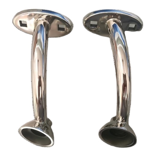 Universal Car Fitment Hot Rod Hiboy Headlight Stand Replacement with Painted Mounts in Black or Silver Finish