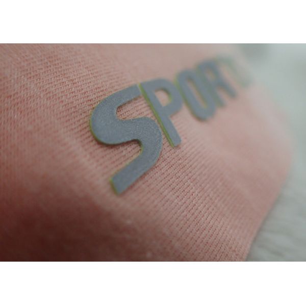 42*62mm silicone heat transfer labels patches for clothing