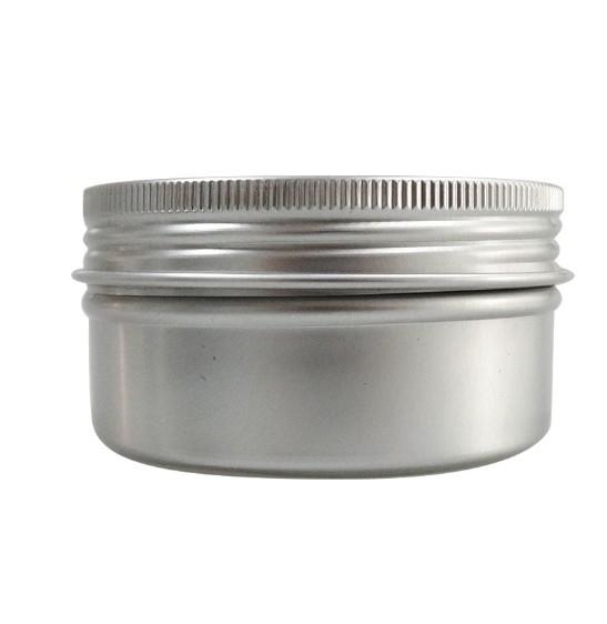 80g 68*35 Filho de prata Caixa de alumínio Creme cosmético Creme creme creme de flores Chá Chá selado Embalagem em lata de alumínio pequena