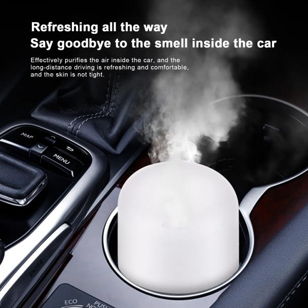 Portable Mini Small 70ml Car Aroma Essential Oil Diffuser USB Auto Shut-Off Aromatherapy Diffuser with 3 Time Setting