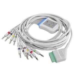 Nihon Kohden Япония BSM-2301 BSM-2353 01.57.107048 EKG CableLeadwires 4.0Banana