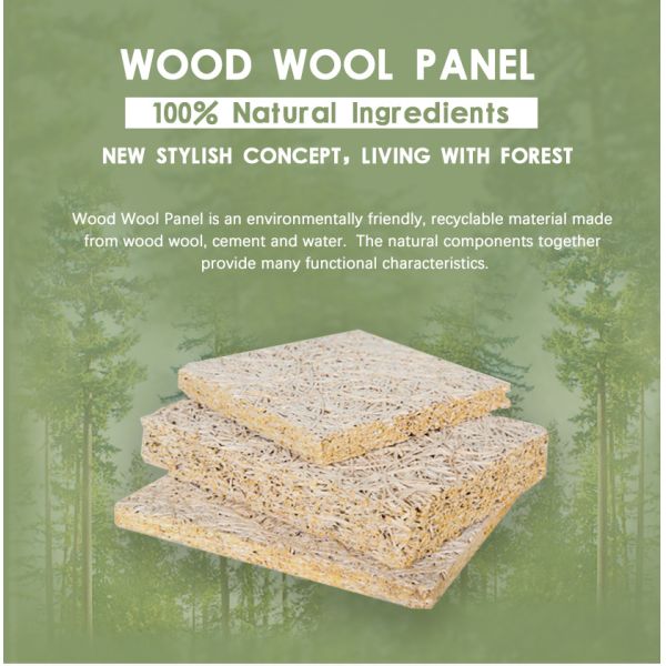 Pintura al por mayor de fábrica Diseño natural, textura y panel de lana de madera para decoración de paredes interiores y reducción de ruido