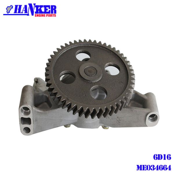 6D16 FUSO Engine Auto Oil Pump For Mitsubishi 26100-93000 ME034664 With 59 Teeth