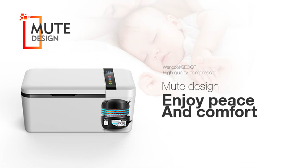 CE располагаясь лагерем 45W холодильник 15 литров мини