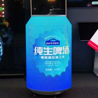 Taille personnalisée Bouteille Écran LED créatif Publicité Can Display LED Forme Display LED flexible