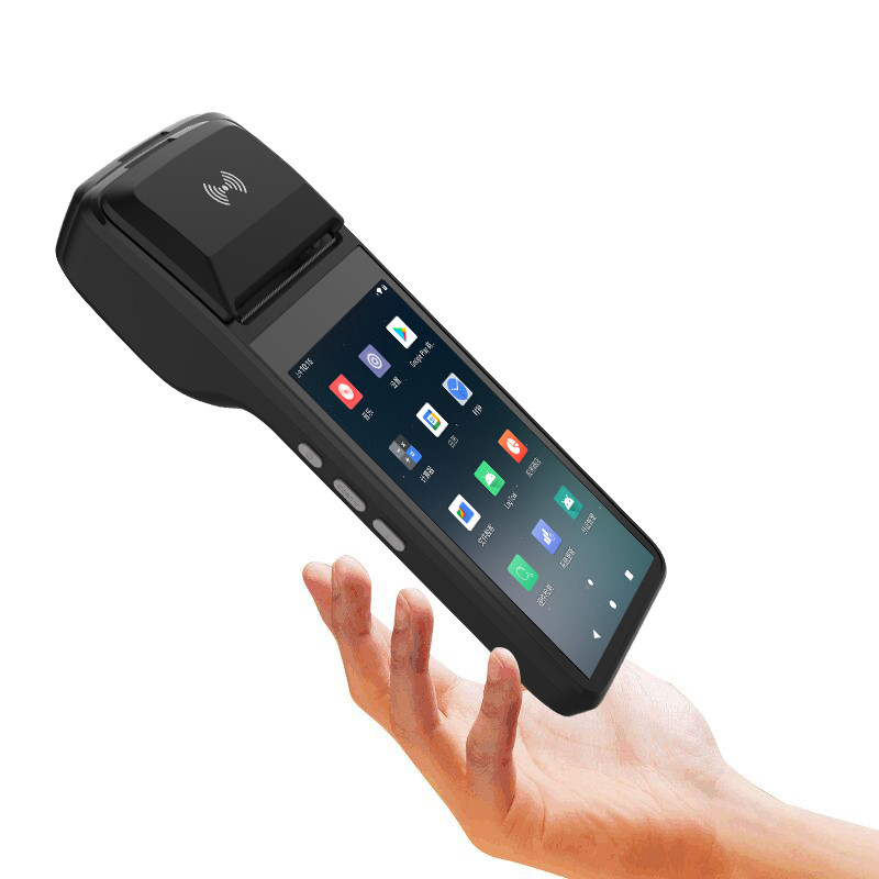 системы POS андроида 4G с POS касания черни андроида 11 терминального принтера