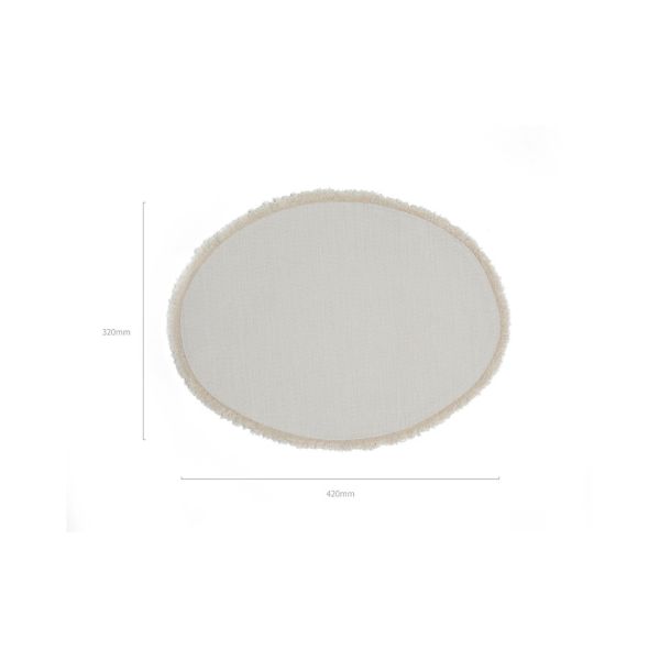 Sublimation Printing Nordic Cotton Linen Placemats Anti-Scald DIY Printable Blank Table Mats Home Textile Supplies