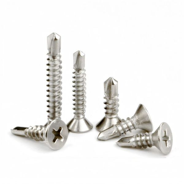 Zinc Plated DIN7504P Self-Drilling Screw with Phillips Drive for Metal To Metal Fastening
