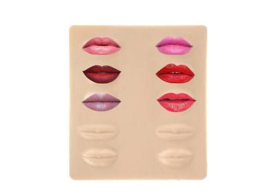 Permanent Makeup Tattoo Practice Skin , Beige Color 3D Lip Practice Skin