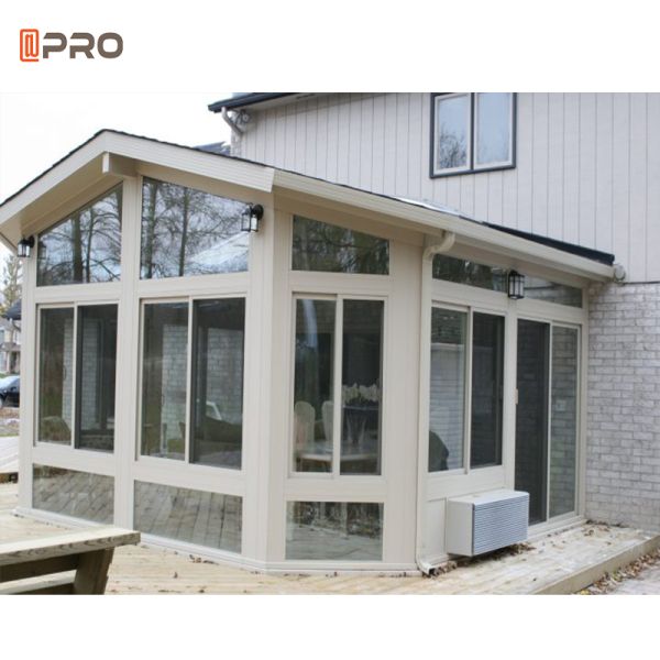 Construção da sala 105 de Florida do vidro do pátio da casa pré-fabricada para o Sunroom do